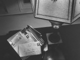 Daily Mail Piled on Senator Sam Ervin's Desk at His Home