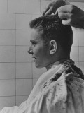 Buy Excellent of Teenage Boy Getting a Crew Cut at AllPosters.com