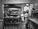 Chefs Working in the Kitchen at Gables