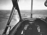A View from an Airplane Showing No Blind Spot