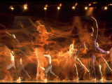 Timed Exposure of Eliot Feld Ballet Company Performing