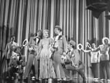 Betty Grable Dancing with Male Chorus in 