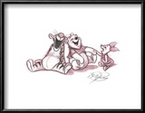 Tigger, Pooh, and Piglet Share a Giggle