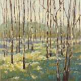 Trees in Blue Green