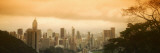 China, Hong Kong, View of Downtown High Rises from Victoria Peak