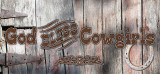 God Bless Cowgirls (Barn) Art Print