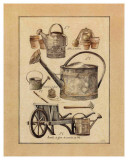 Arrosoirs et Brouette