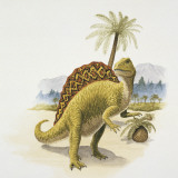 Spinosaurus Dinosaur Standing in the Forest