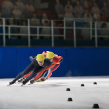 Buy Group of Speed Skaters Racing at AllPosters.com