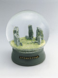Stonehenge Buildings in a Snow Globe