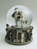 Laurel and Hardy's Figurines in a Snow Globe