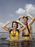 Couple Scuba Diving