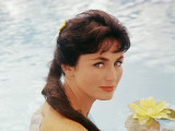 Portrait of Woman in Swimming Pool