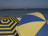 Beach Umbrellas on the Beach, Antibes, Provence-Alpes-Cote D