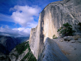 View of Half Dome and Mount Watkins as Seen from Diving Board