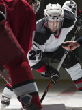 Ice Hockey Players Facing Off