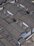 China, Hong Kong, Traditional Houses with Tiled Roof