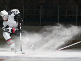 Ice Hockey Players Facing Off