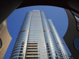 China, Hong Kong, Building Against Blue Sky