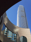 China, Hong Kong, Building Against Blue Sky