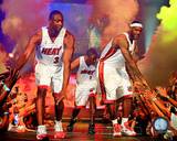 Dwyane Wade, LeBron James, & Chris Bosh 2010 Welcome Party