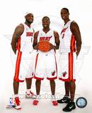 Dwyane Wade, LeBron James, &Chris Bosh 2010 Posed