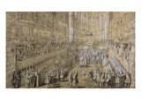 Album of the Coronation of Louis Xv: the Coronation