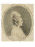 Buy Album Dummy: Portrait of Woman in Profile in an Oval at AllPosters.com