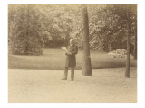 Buy Albert Henocque Standing Near a Tree in Front Lawn at AllPosters.com