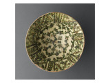 Cup Keeled Decorated with Pseudo-Chinese Characters