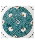 Dish Decorated with Sequins on the Bottom of Scales