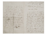 Copy of a Letter to Paul De Saint Victor, 26 May 1856