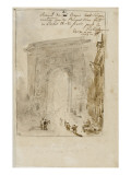 Buy Effect of Sunlight on the Porte Saint-Denis in Paris at AllPosters.com