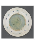 Dish with Great Saz Leaves on a Light Bouquet Beaded