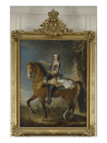 Equestrian Portrait of Louis Xv in 1723 (1710-1774)