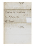Envelope Pierre Andrieu This Sunday, March 14, 1852