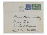 Envelope of the Letter to Mr. Charles Fedgal Serullaz