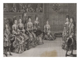 Buy Dance: the Duke of Chartres in the Minuet with Miss at AllPosters.com