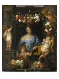 Buy Flora and Love with Fruits and Garlands of Flowers at AllPosters.com