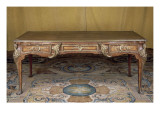 Buy Flat Desk with Three Drawers, Angles Caryatids Bronze at AllPosters.com