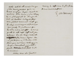 Holograph Letter to Theophile Gautier, July 22, 1855