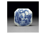Box Decorated with Figures: Two Scholars Conversing