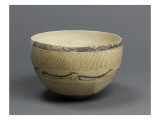 Buy Bowl Decorated with Oblique Lines and Curls of Dogs at AllPosters.com