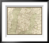 Sepia Map of NY