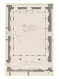 Buy Map of the Third Chapel at Versailles (First Floor) at AllPosters.com