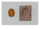 Buy Intaglio Elliptical Naked Mercury Holding a Caduceus at AllPosters.com