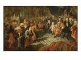 Buy Louis Xiv Gets in the Hall of Mirrors at Versailles at AllPosters.com