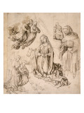 Buy Nativity: the Virgin and Child Surrounded by Angels at AllPosters.com