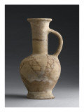Buy Pitcher with Handle and a Rounded Belly with Painted at AllPosters.com