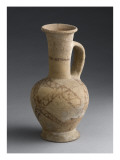 Buy Pitcher with Handle and a Rounded Belly with Painted at AllPosters.com